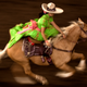 Mexican rider Mariana Moreno, of the “Altenas Escaramuza” team, in 2007.